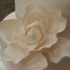 Close-up of the handmade White Sugar Gardenias