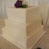 Ivory and Lace wedding cake. 