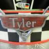 CARS 2 Birthday Cake- View of the CARS logo that we changed to have Tyler's name in it as well as his age. 