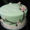 Cherry Blossom Birthday Cake.