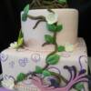 Bird Baby Shower Cake.
This cake was made with our Chocolate Cake with Bavarian Cream filling. 