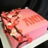 Pink Cherry Blossom cake for a girls Pre-school "Princess Mulan" themed birthday!