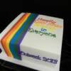 A 14" square Rainbow Layer Cake that we made for the Grand Opening of the UBCO Pride Resource Center!