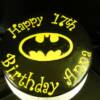 Batman Birthday Cake made for a 17th Birthday celebration. 