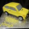 3-D Sculpted 1976 Honda Civic Cake made for a Honda Club that came into town. 