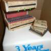 3 year Accident free- small (close-up shot).
We replicated a piece of the company's machinery as well as a pallet of boxes for the top of their cake.