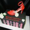 Gucci Shoe cake for a local company. 
This shoe lovers cake was made for an employee of Grant Thornton who is leaving the company and happens to be a shoe lover. 