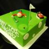 Golf themed 70th Birthday Cake.