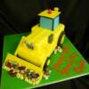 Scoop, from Bob the Builder, sculpted cake for a boys 6th birthday celebration. 