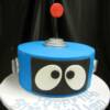 Robot Head Birthday Cake