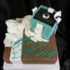 Tiffany Blue Ring Box Engagement Celebration Cake